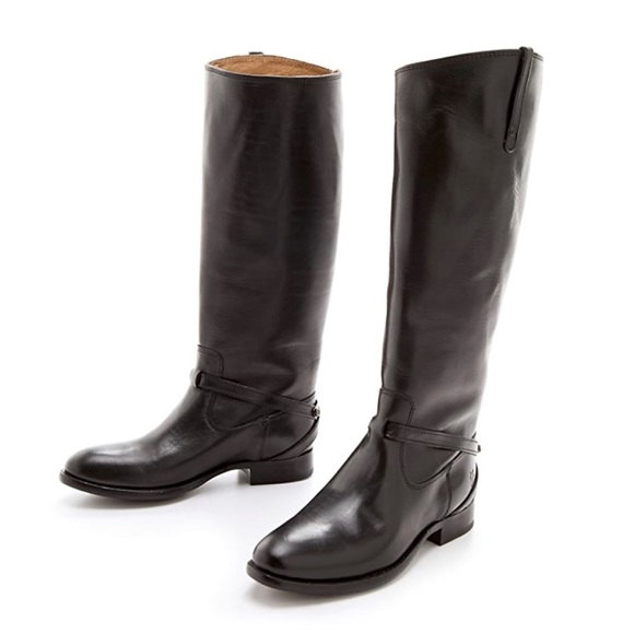 Frye Lindsay Vintage Plate Leather Knee-High Boot - Picture 1 of 16